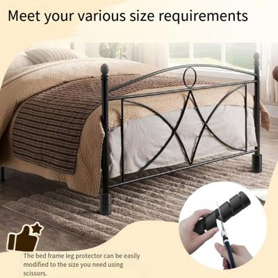 4Pcs Spiral Furniture Leg Protector Non-Slip Floor Protection Anti-collision Reusable Universal Noise Reducing Bed Sofa Chair Table Leg Protective