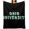 Ohio University Drippy Throw Blanket Winter beds Decorative Throw warm for winter christmas decoration Blankets