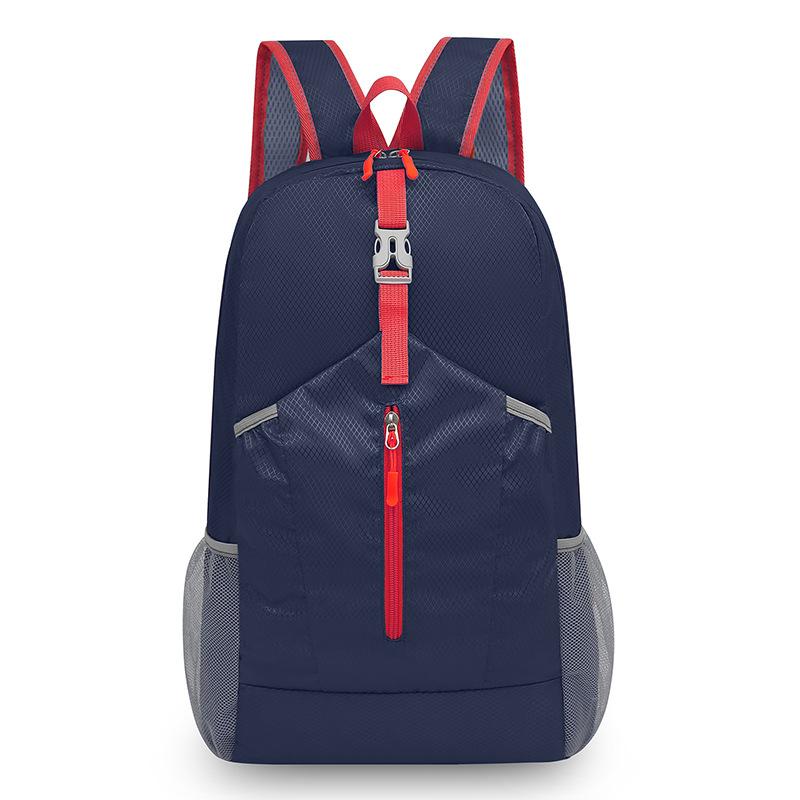Schoolbag Outdoor Hiking Mountaineering Backpack Unisex Multifunctional Foldable Storage Bag Lightweight Daily Travel Backpack