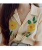 2025 Summer New French Tea Break Kikyo Exquisite Collar Style Shirt Women's Fashion Versatile Top