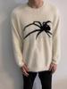 Unisex High-End Guochao Mink Velvet Spider Flocking Sweater: Loose, Niche Design Knitwear
