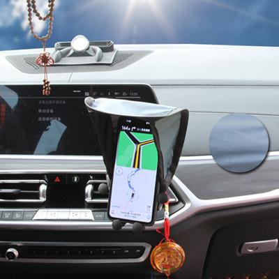 Parasole per cellulare, protezione da pioggia e sole, supporto per telefono, tessuto argentato, facile da installare