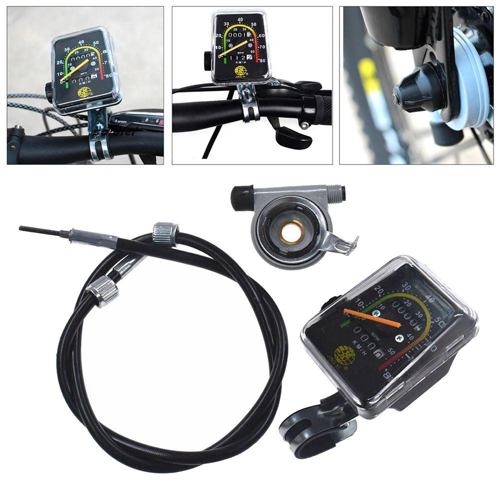 thumbnail image 2 of Bike Mechanical Speedometer - Waterproof Bicycle Odometer For Mountain Bikes, No Battery Required 2 of 10