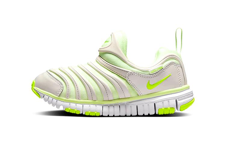 Nike Dynamo Free Low top Sports Casual Shoes Gray Green Kids  343738-704 28