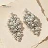 Orecchini in lega 1 paio Orecchini con perle finte e strass, Donna Borchie a goccia da donna Ipoallergenici Statement Gioielli di moda per Matrimonio Festa