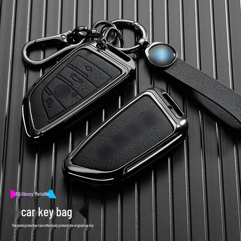 BMW Car Key Case for 7 Series, 5 Series, 3 Series, X1, X2, X3, X5, X6, and 530Li.