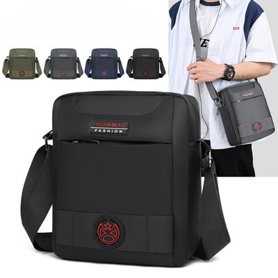 Nieuwe herentas, schoudertas, casual crossbodytas, modieuze herentas, trendy verticale sporttas voor heren, kleine bodytas