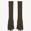 RIDIFI Fingerless Long Wool Gloves (brown)