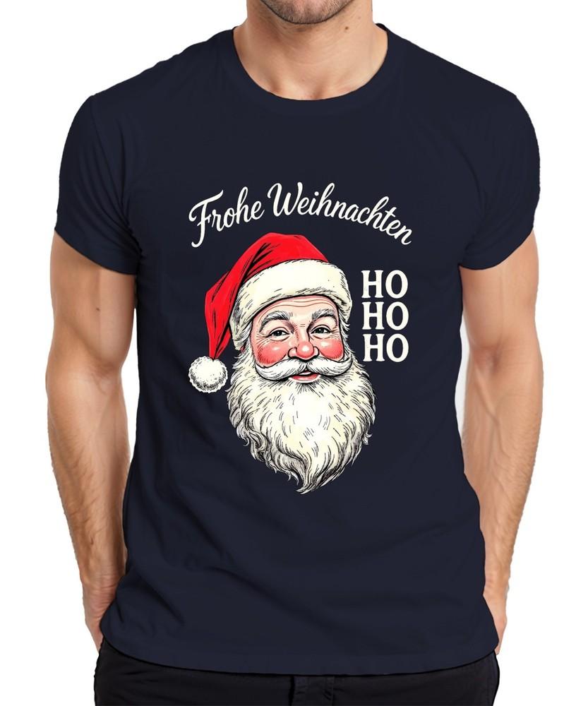 Merry Christmas Santa Claus Ho Ho Ho Retro Santa Claus Gift Unisexs Tshirt S