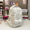School bag junior high school girl Japanese cute printed bear new high school backpack cute girl travel backpack
