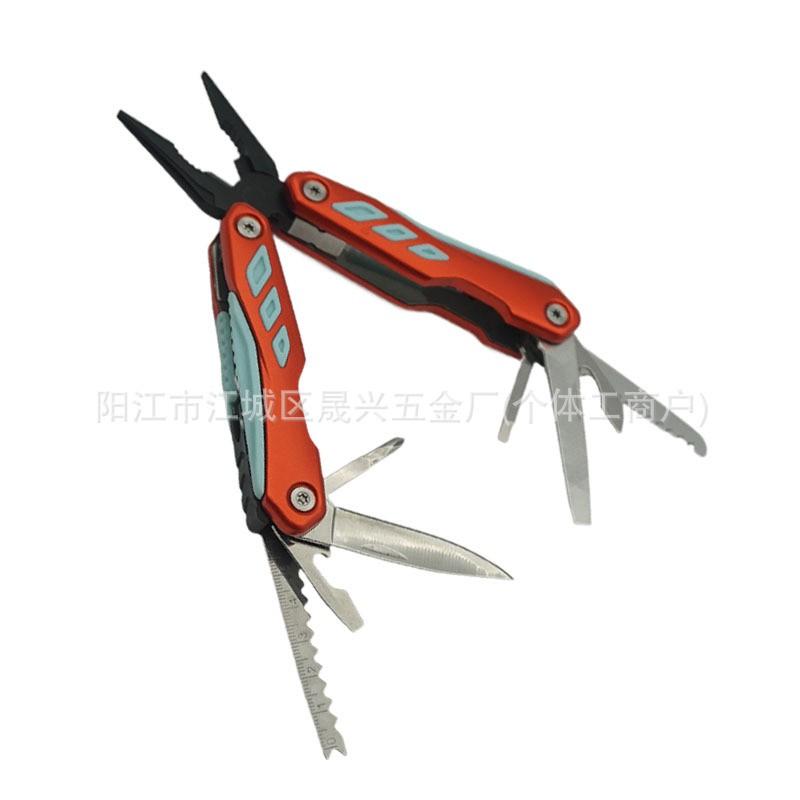 Kompaktes Multitool Zange Edelstahl Aluminium Tragbar Camping Wandern Outdoor Überleben Heimwerker