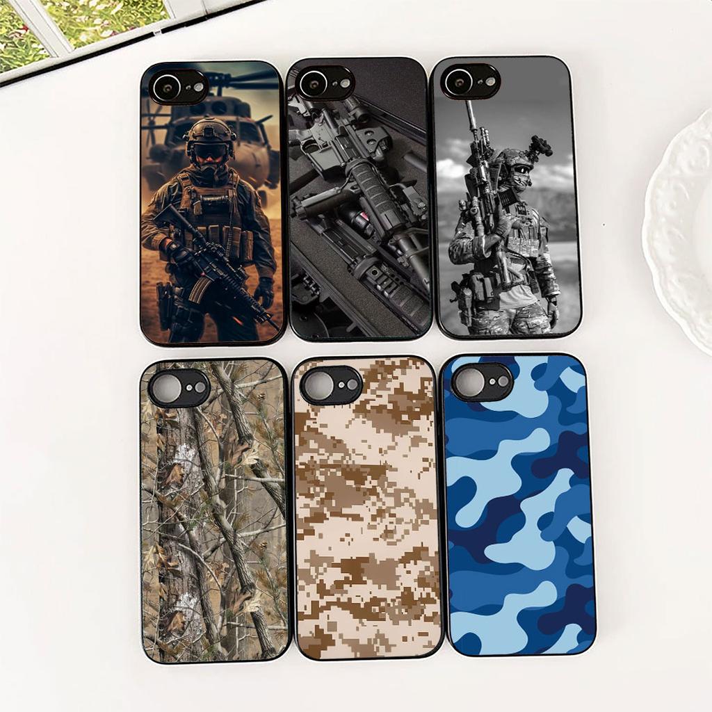 for Motorola Moto G86 G57 E14 E15 G14 G34 G67 G84 G24 A54 G15 Power E22 Phone Case Camo Military Army Camouflage Special Forces