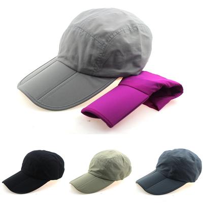 Folding Sonnenschutz Baseball Kappe Schnell Trocknend Schirmmütze Outdoor Angeln Hut Männer Frauen Sport Baseball Kappe Marke Angeln Hut Männer sport
