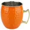 Cocktail Wine Cup Moscow Mule Mug 550ML Stainless Steel Hammered Copper Plated Beer Cup Coffee Bar Tools Drinkware for Ramadan
