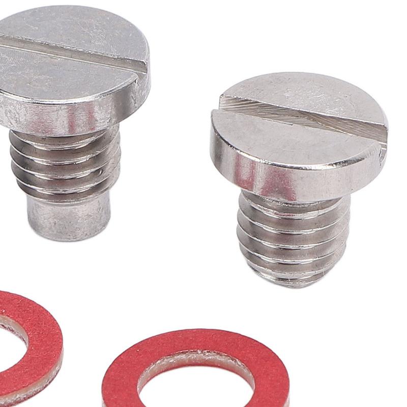 New Lower Unit Drain Plug Screw Kit Stainless Steel 90340-08002 for Outboard Engine 5HP 6HP 8HP 9.9HP 15HP 90HP 115 to 300HP