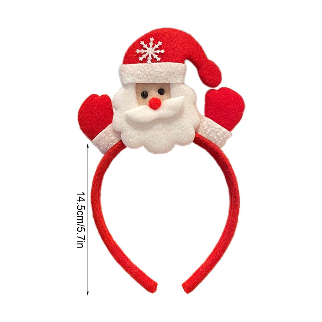 Christmas Reindeer Antler Headband for Women with Big Bow Hair Accessories Christmas Holiday Party Decor Gift
