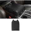 Center Console Armrest Pad Cover Protector For Ford F150 2015- Carbon Fiber