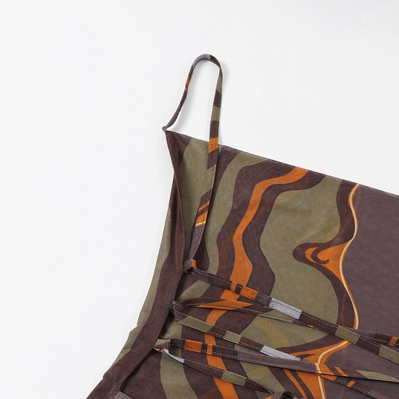 Женское клубное вечерние бретельки без рукавов — фото 16