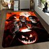 Freddy Jason Chucky Horror Movie Character Carpet Halloween Child's Play Floor Mat 3D Horror Rug Area Rugs Bedroom Non-slip Mat