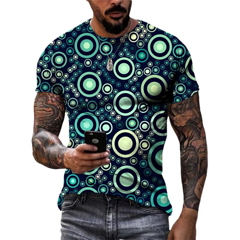 Fashion New Retro National Style Graphic T Shirts Summer Trend Men Casual Streetwear Personality Harajuku Print O-neck Tees Tops