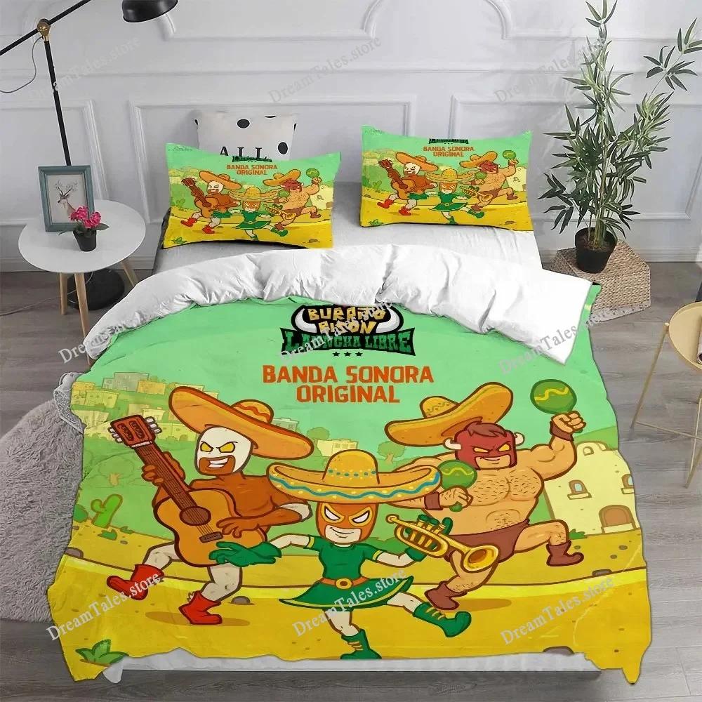 Game Burrito Bison Bedding Sets Quilt Bed Cover Comforter Duvet Cover Pillow Case Sets Kids Adult Bedroom Decoration Luxury Gift