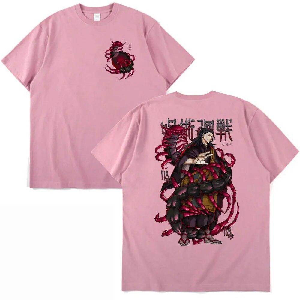 Anime Jujutsu Kaisen T Shirt unisex Satoru Gojo koszulka z nadrukiem graficznym z krótkim rękawem japońska koszulka unisexga bawełniana ponadgabarytowa koszulka unisex