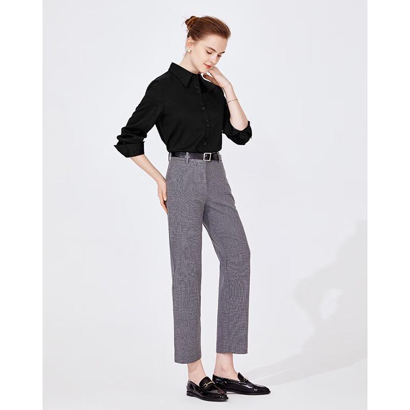 

Navigare Women s Casual Business Long-Sleeve Solid Shirt XL