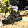 CHRLCK Large Size Climbing Shoes Men's High Top Outdoor Running Outdoor Travel Shoes Anti-slip Wear-resistant Warm Cotton Shoes