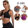 Damen-Sport-BH mit Reißverschluss, stoßfest, Tank-Top, Yoga-Unterwäsche für sportliche Frauen, Übergröße, Bodybuilding, Laufen, Sport-BHs, Dessous