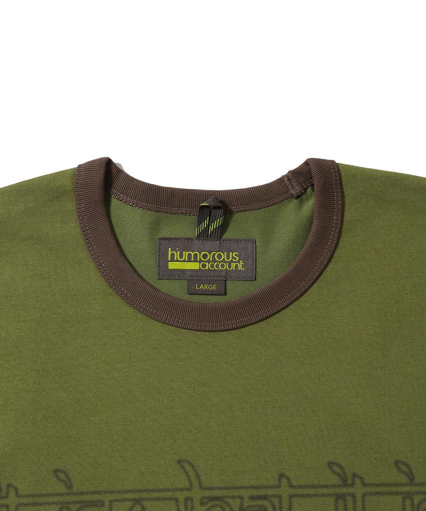 HUMOROUS ACCOUNT Iwi L/S Tee / Mustard Green