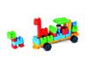PolyM 760006 Washable Building Blocks Working Vehicle 40 Pieces Set,
