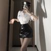 Fun Underwear Nightclub Anchor Sexy Wind Uniform Hip Royal Sister Temperament Suit Female Police Tight Instructor