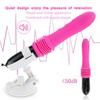 Stoßdildo-Vibrator, automatischer G-Punkt-Vibrator mit Saugnapf, Sexspielzeug für Frauen, freihändiger Sexspaß, Analvibrator für Orgasmus