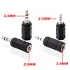 5Pcs 3.5mm 6.35mm Stereo Mono Plug To 3.5mm 6.5mm Audio Jack Connector Adapter Converter for Speaker