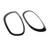 1 Pair Car Headlight Trim Ring 51138739351 Black Headlight Trim Ring Bezel Replacement for Cooper F60 Countryman 2017 To 2025