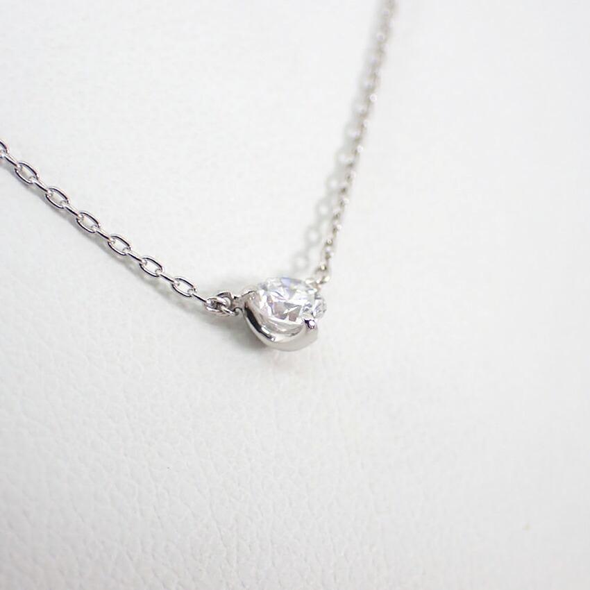 [Used] Pt900/850/Diamond/Pendant/Necklace/g521-34