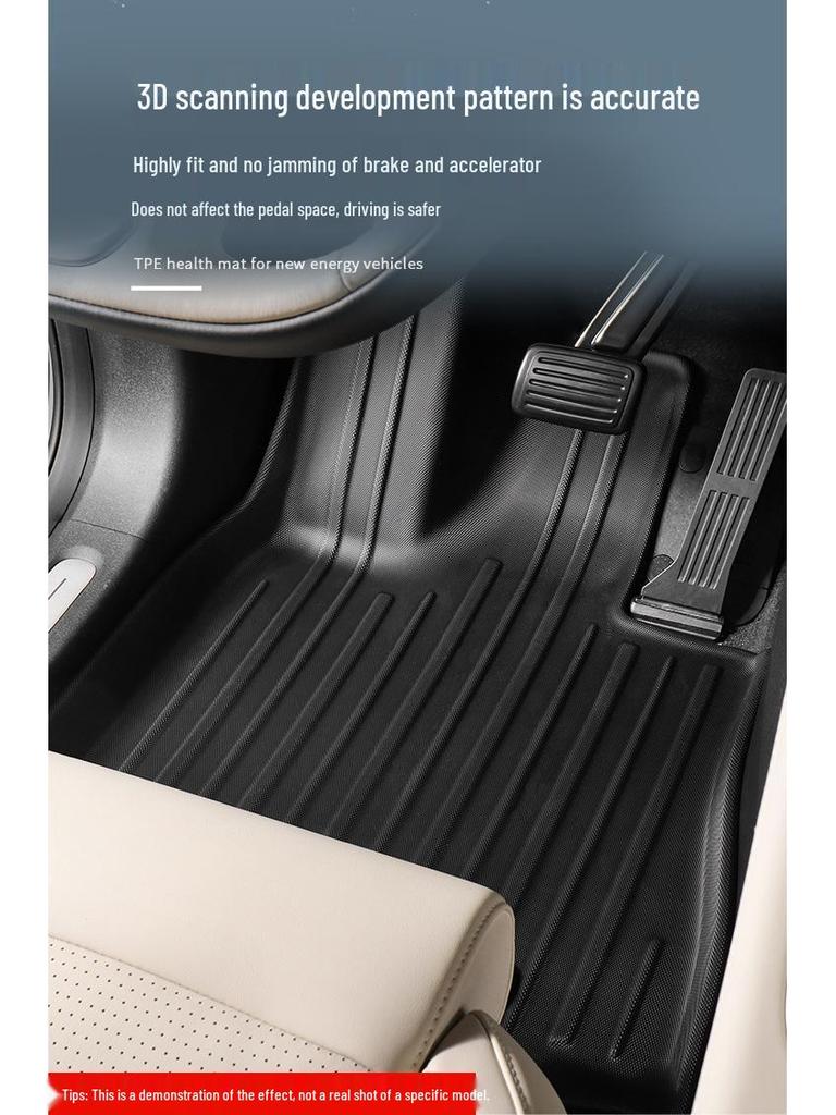 Full Coverage TPE Floor Mats for 2023-2024 Li Auto L7, 2nd Gen Upgrade