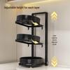 Rotatable 3-Tier Countertop Spice Rack