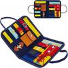 Busy Board, Activity Board for Preschoolers, Educational Toys for Kids, Buckle, Button, Zipper Educational Learning Board