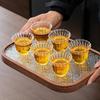 Yidegao Heat-Resistant Glass Tea Cups (6-Pack)
