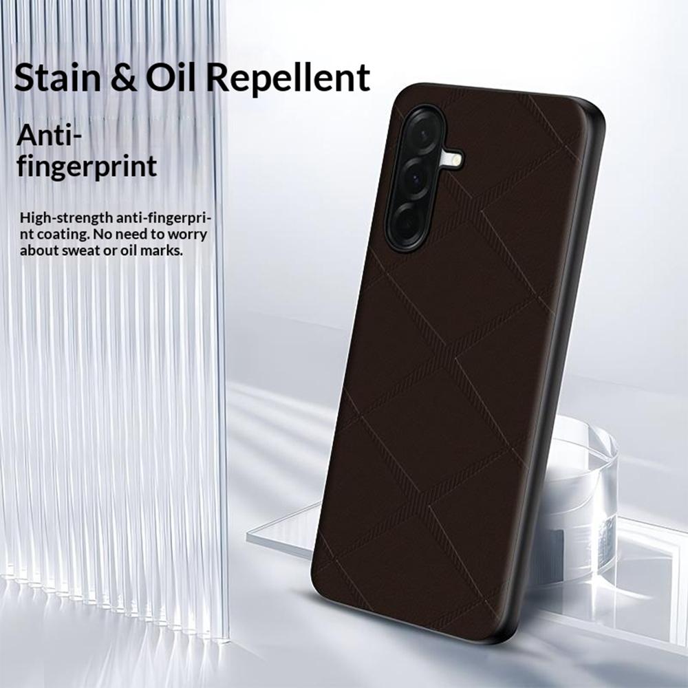 For Samsung Galaxy A57 5G Case X-Patterned TPU PU Leather PC Anti-Drop Phone Cover