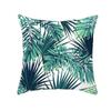 Summer Tropical Plants Cushion Cover Green Leaves Printing Decorative Pillowcase Polyester Tropical Plants Throw Pillow Case