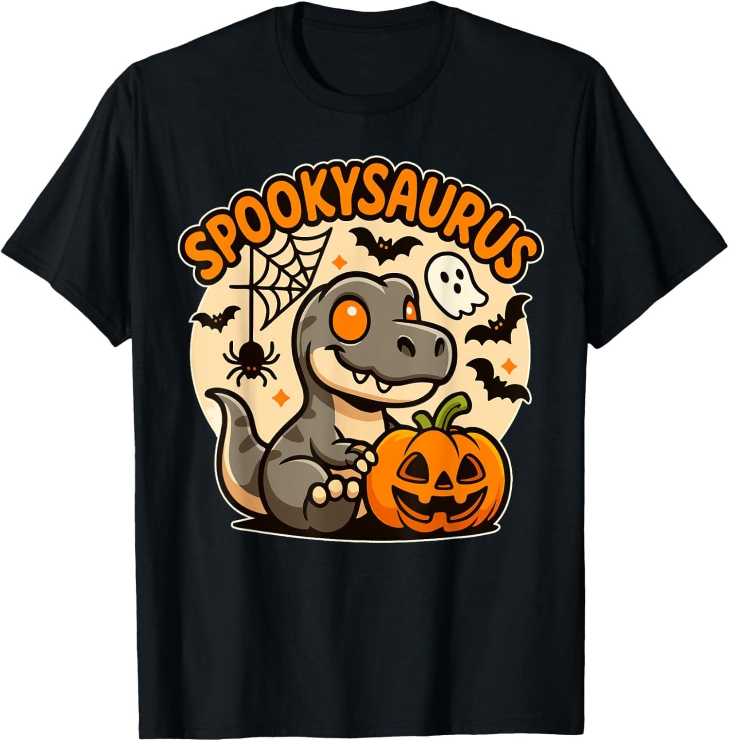 SpookySaurus Costume de dinosaure dr?le d Halloween T-shirt unisexe S