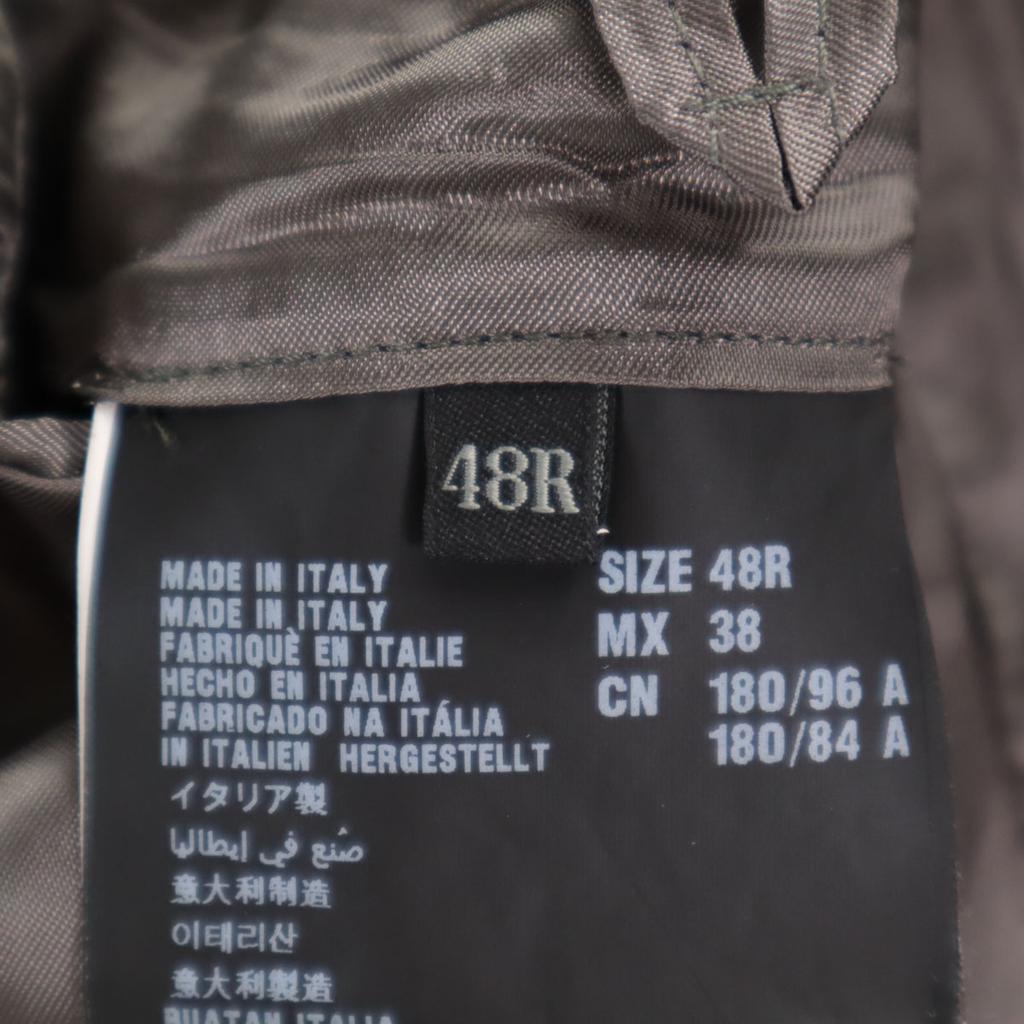 Prada Made In Italy Wool Suit Setup 48R Gray Button Fly Men's Used