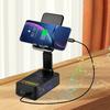 Handyständer mit Bluetooth-kompatiblem Lautsprecher Tragbarer Faltbarer Handyständer USB-Laufwerkshalter Schnellladender Handyhalter