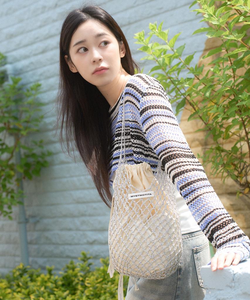 Mystikotita Lina Hug Metal Net Bag - 2 Colors