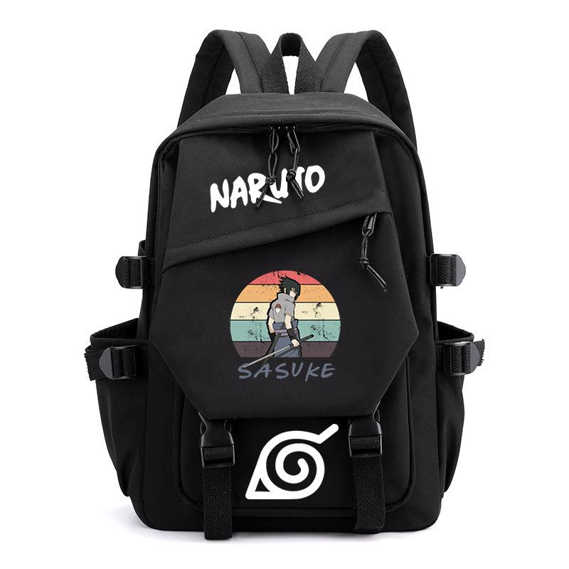 Animation peripheral junior high school backpack cross-border new large-capacity backpack computer bag