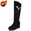 Fashion Long Boots for Women Autumn High Heels Elegant Heeled Knee Shaft Shoes Woman Winter 2024 Y2k Novelty Large Size Warm New Spring