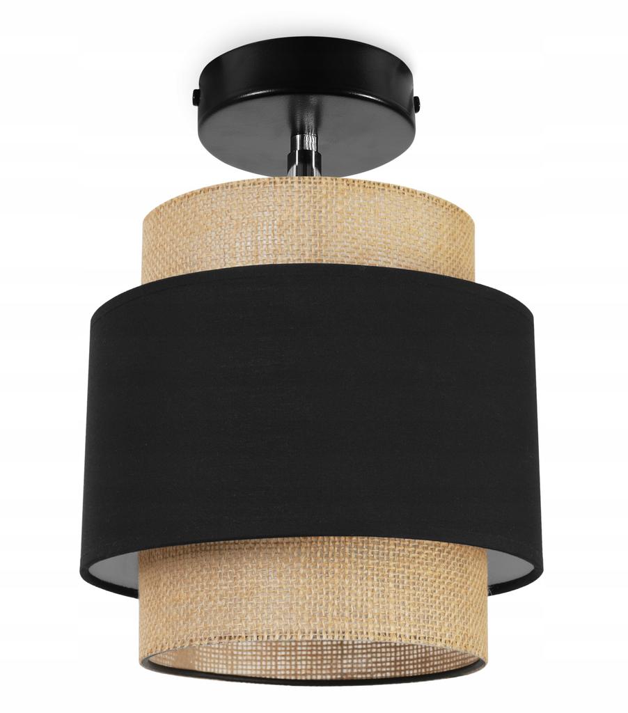 Ceiling Lamp, Wall Lamp, Lampshade, Boho, Jute, 20 Cm