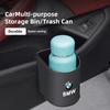 BBLB5 Car Door Cup Holder Trash Box Interior Organizer For BMW X1 X2 X3 X5 X4 X6 X7 G30 G20 G32 G11 G12 F40 F30 F20 F10 F34 F07 F44